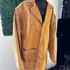 Men's Suede Fringe Jacket